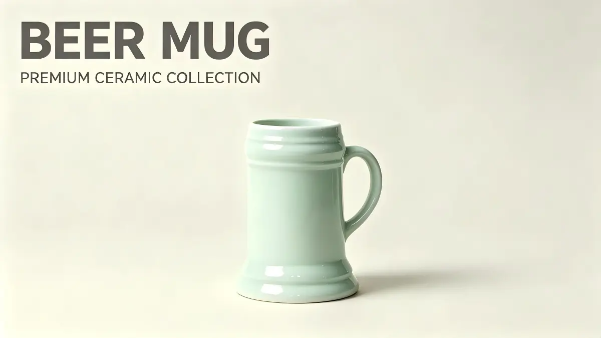 Ceramic Beer Mug view 2