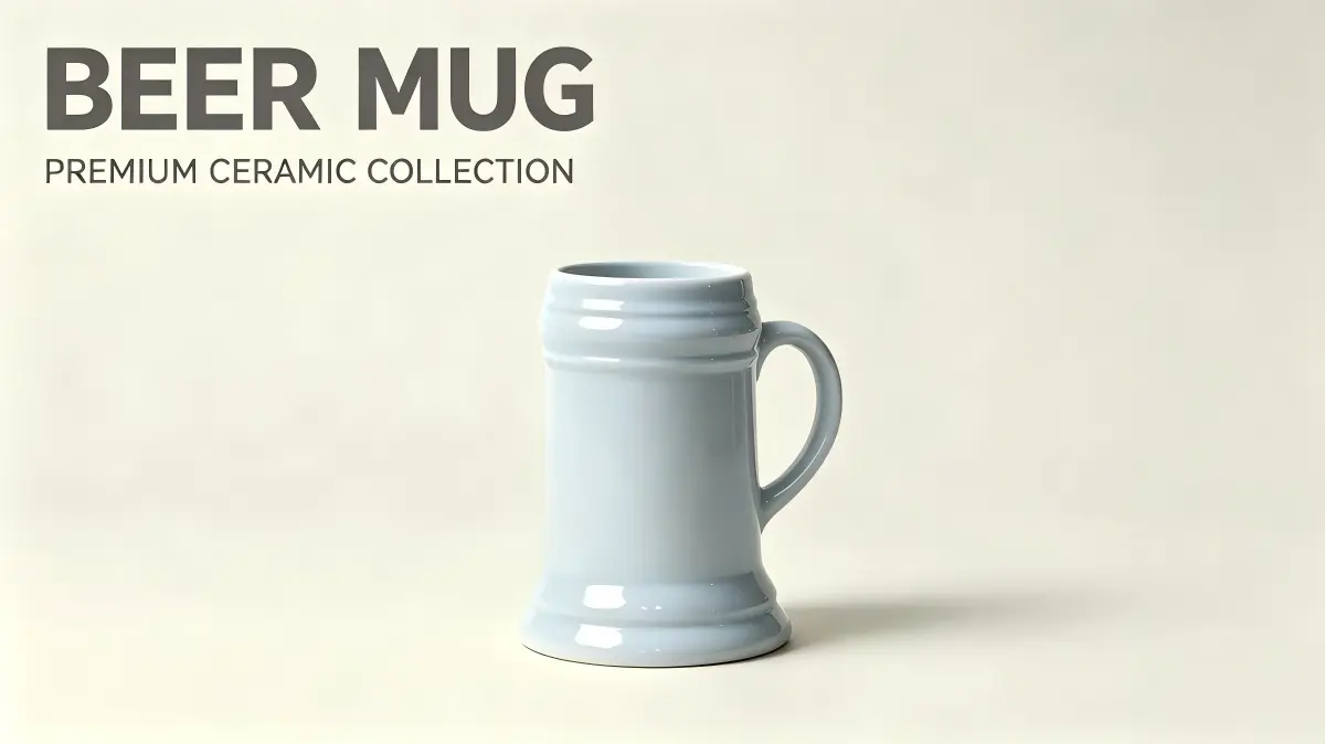 Ceramic Beer Mug view 3