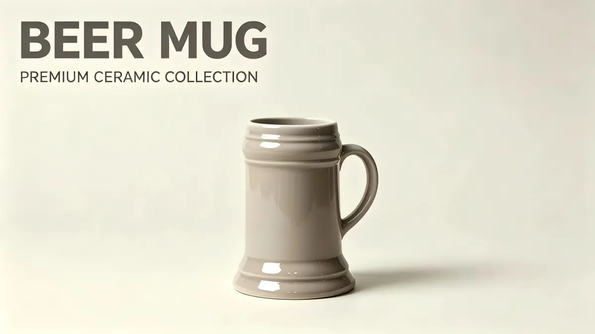 Ceramic Beer Mug view 4