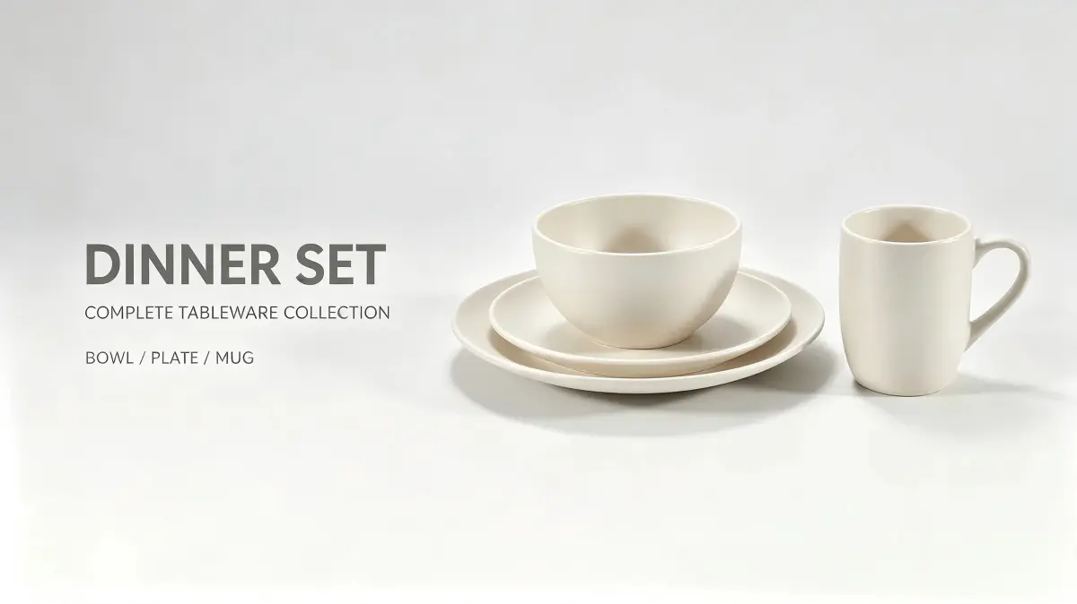 Ceramic Dinner Set view 2